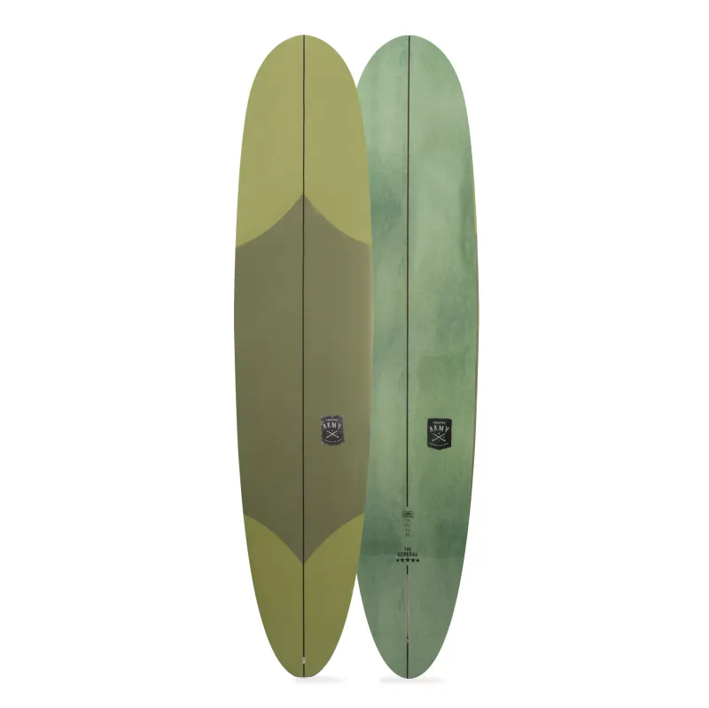 O&E - The General Epoxy Soft 9'0'' - Longboard - Olive
