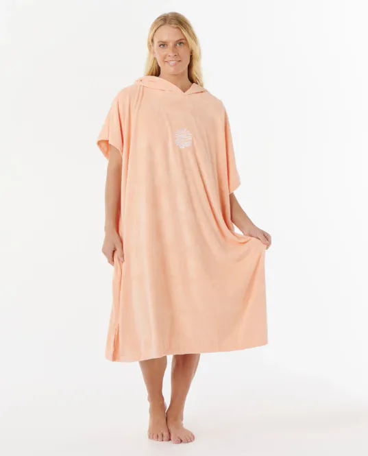 Hovedbilde Rip Curl - Classic Surf Skifteponcho med hette - Bright Peach
