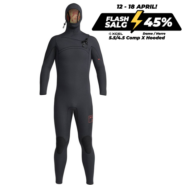 Xcel Dame 5.5/4.5mm Comp X TDC Hooded Våtdrakt (2023)