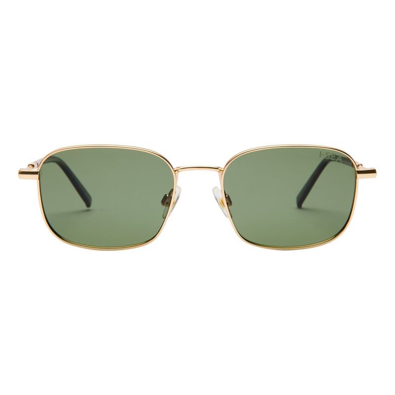 I-SEA Quinn - Gold/Green Polarized Solbriller