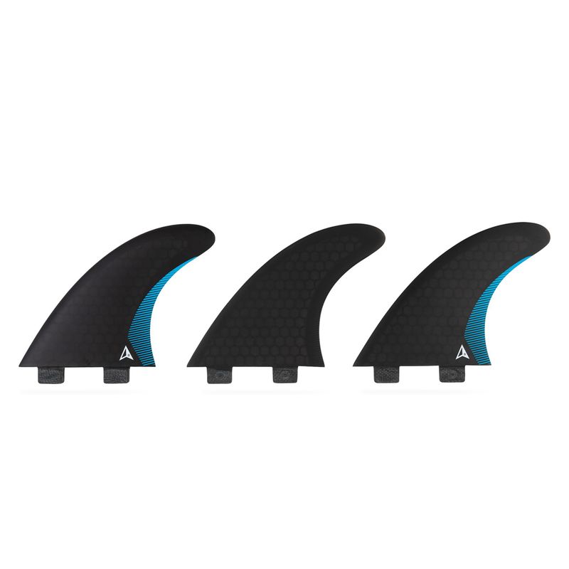 Roam Thruster Fin Set - Performance Medium Two Tab - Black