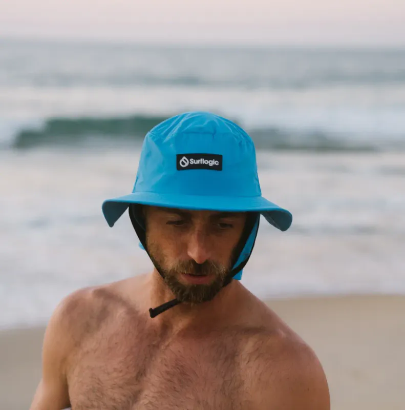 Surflogic Waterproof Surf Hat – Blue 