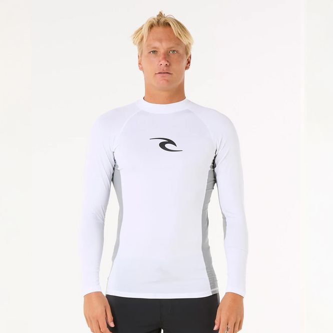 Hovedbilde Rip CurlWaves UPF Perf Long Sleeve Rash Vest - Rashguard - White
