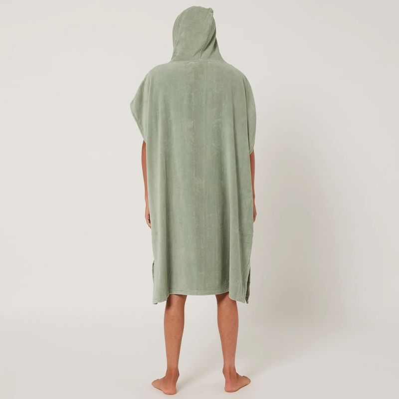 O&E - Skifteponcho med hette - Daybreak - Sage