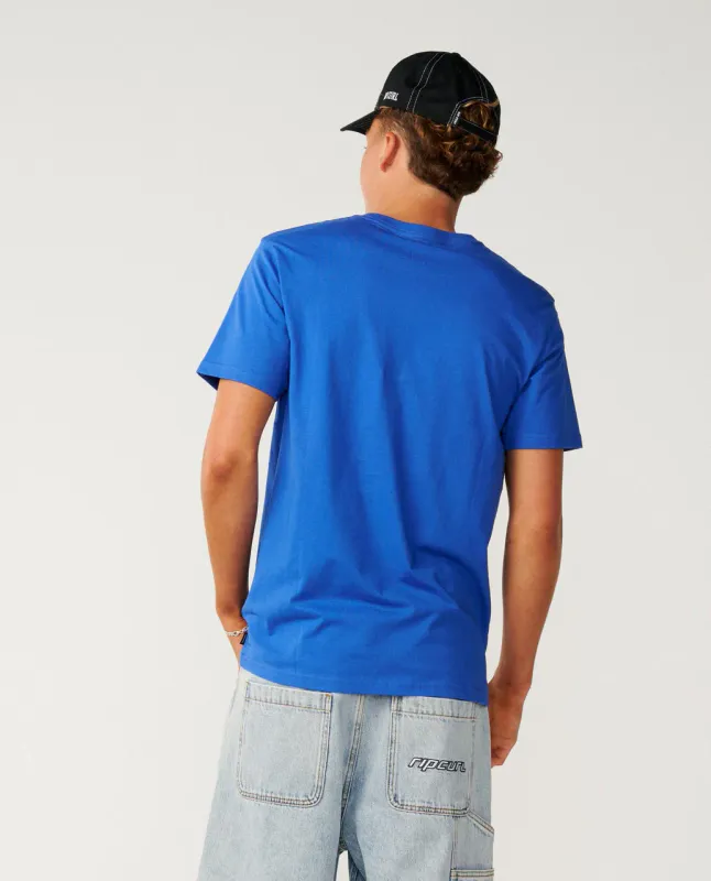 Rip Curl - Wettie Icon T-skjorte - Deep River