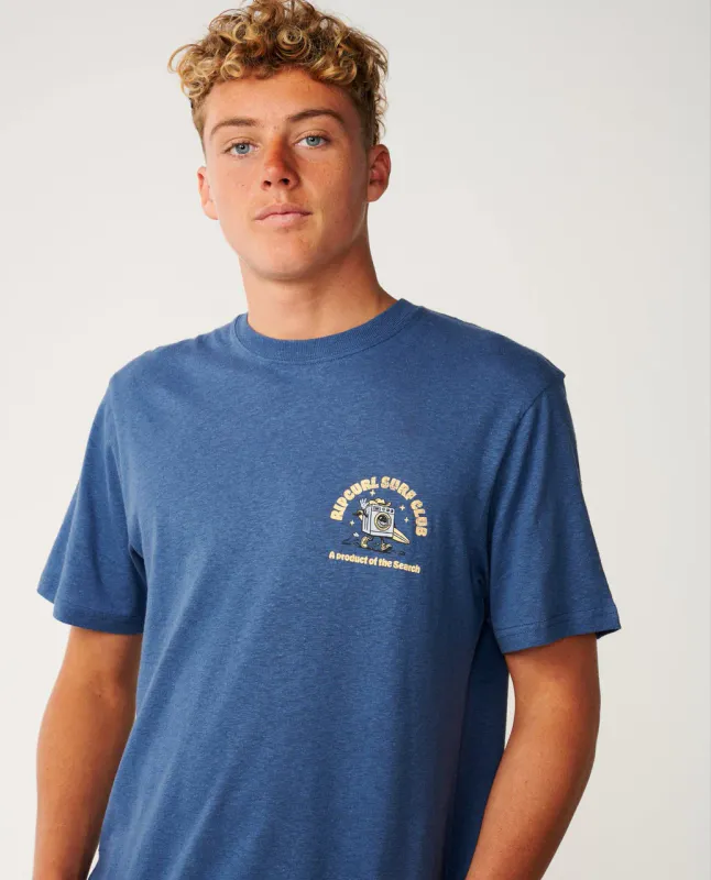 Rip Curl Shaper Address Relaxed Tee Update - T-skjorte - Light Navy