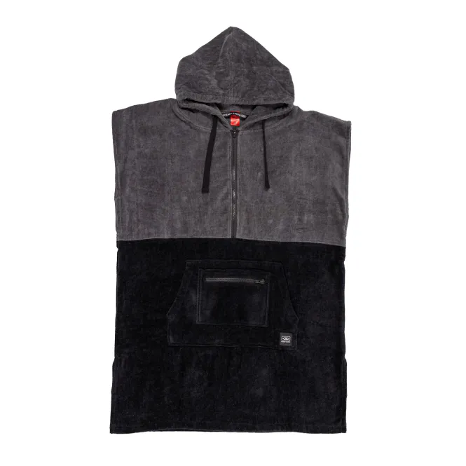 Hovedbilde O&E - Skifteponcho Junior - Horizon Zip Neck - Asphalt