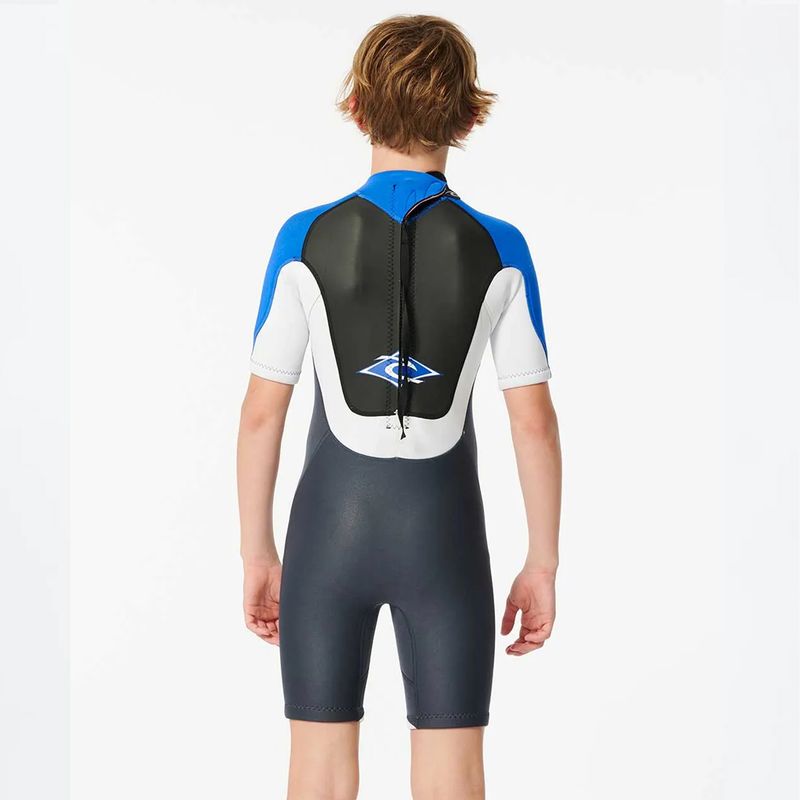Rip Curl Junior 2/2 Omega Back Zip Våtdrakt - Blue