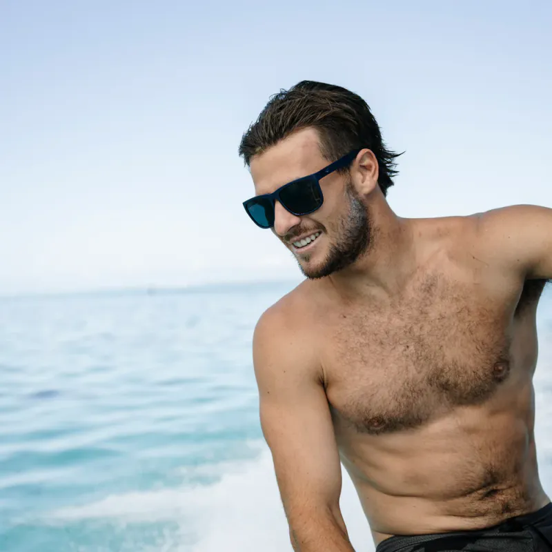 I-SEA Wyatt - Black/Smoke Polarized Solbriller