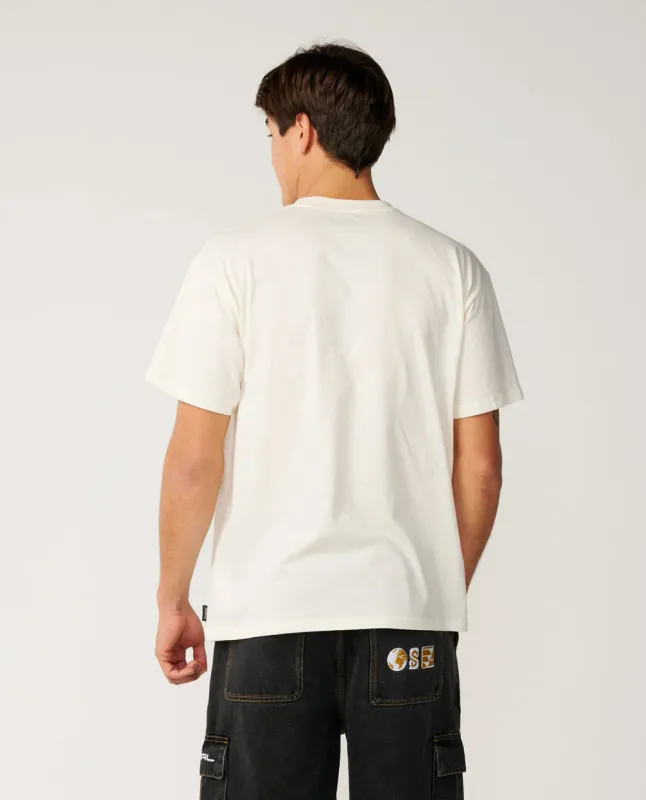 Rip Curl S-Series VC Digicon Tee - T-skjorte - Bone