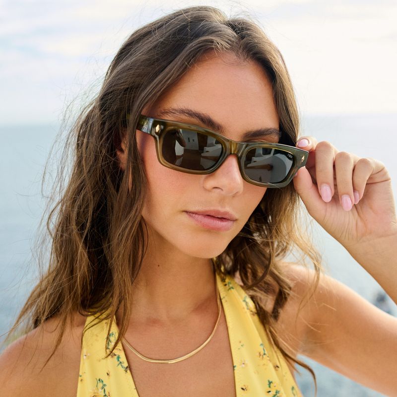 I-SEA Flynn - Olive/Green Polarized Solbriller