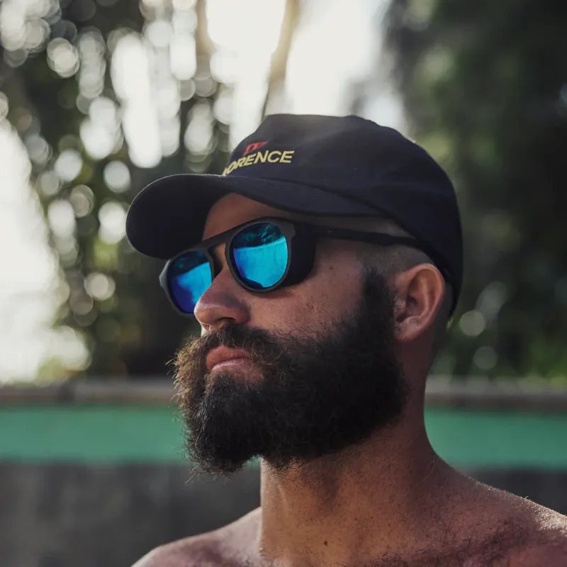 I-SEA Ivan Florence - Black/Blue Mirror Polarized Solbriller