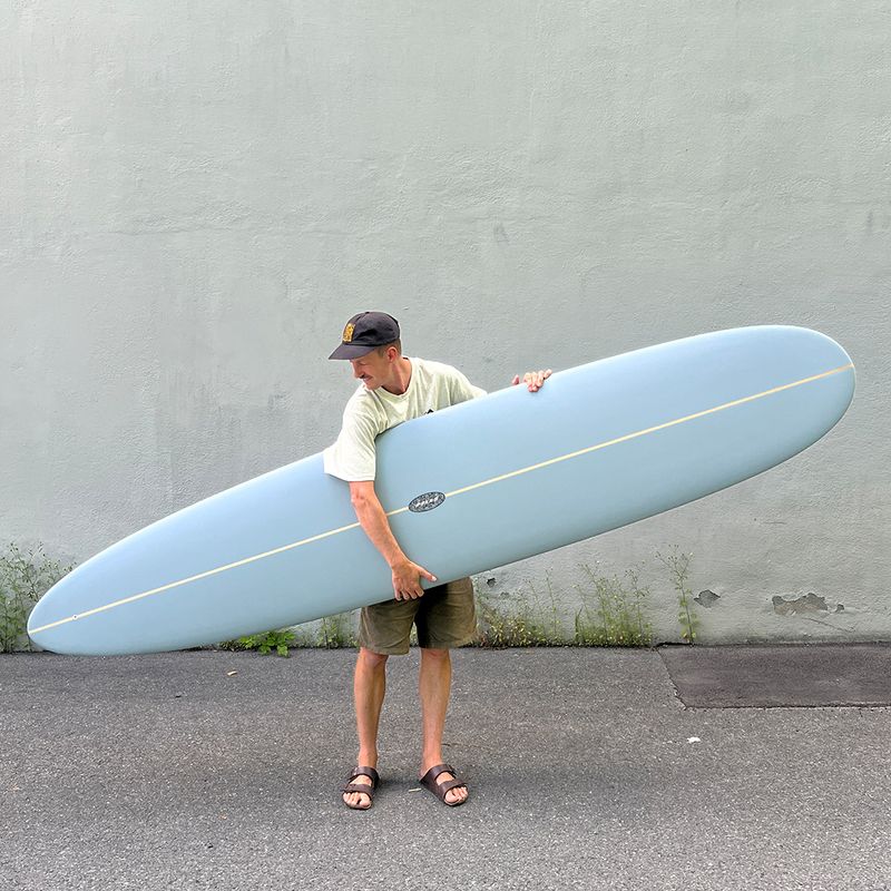 Pukas All-Round Longboard 9'6 (72.80L) Surfebrett - Grey