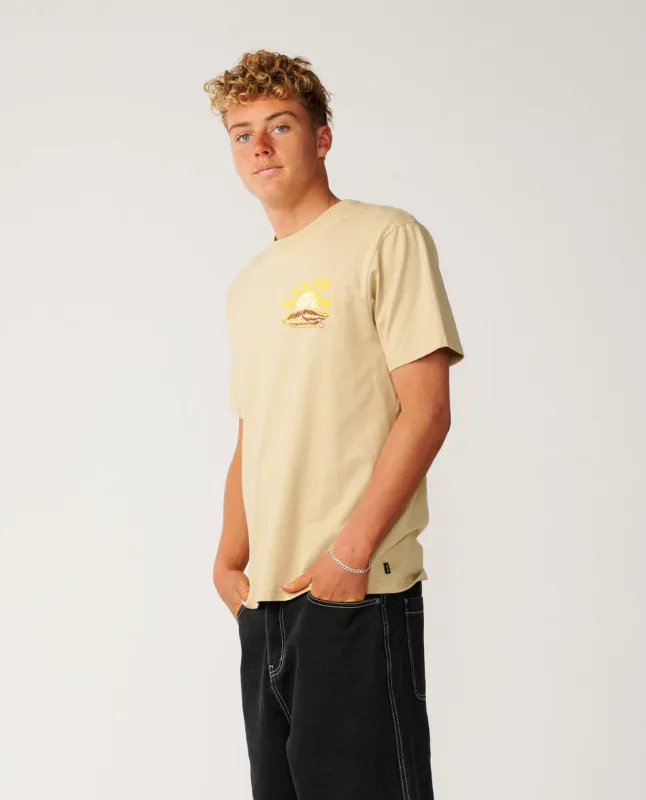 Rip Curl - Surf Trip T-skjorte - Khaki Sand
