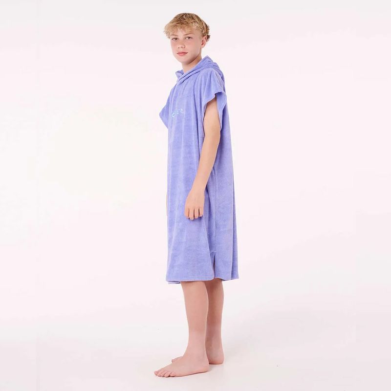 Rip Curl Junior Brand Hooded Towel - Skifteponcho - Bright Blue