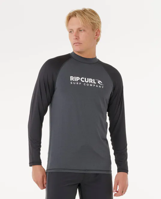 Hovedbilde Rip Curl - Shock UPF50 L/S Rash Guard - Black Marle