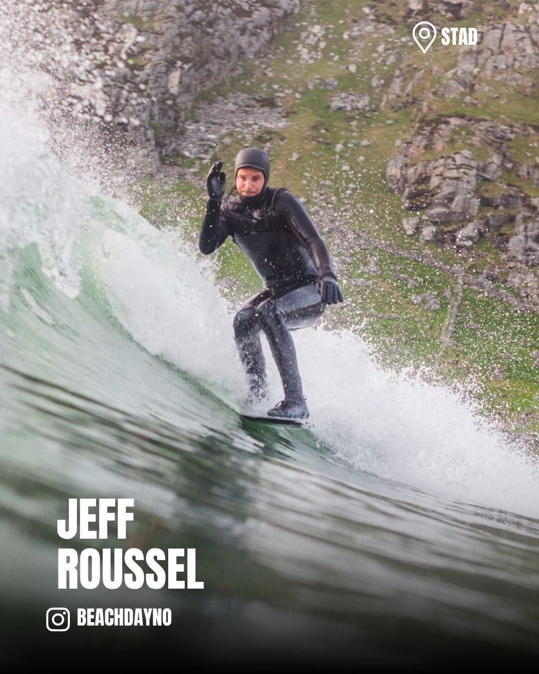 Jeff Roussel - Beachday,  Surfshop.no teamsurfer, ambassadør, en av norges flinkeste surfere, landslaget, norge norsk surfing