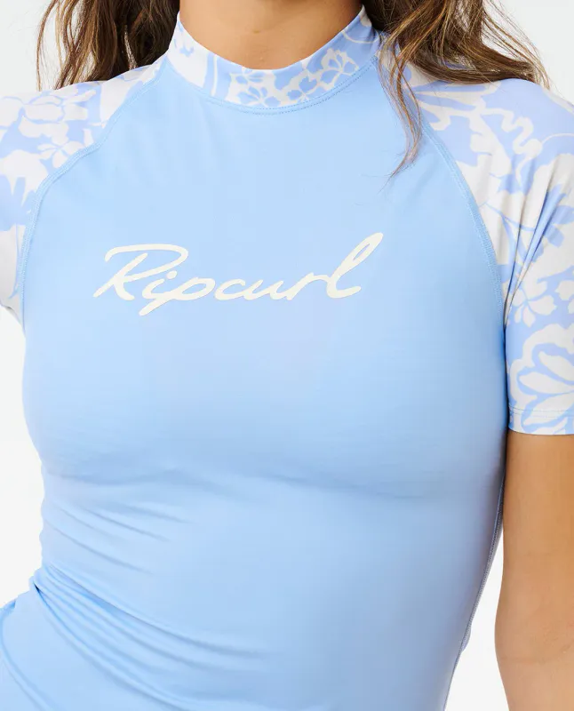 Rip Curl - Pacific Coast UPF Rash Vest - Sky Blue