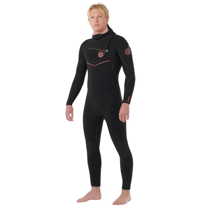 Hovedbilde Rip Curl 5/4 F-Bomb Fusion Hooded Chest Zip Våtdrakt
