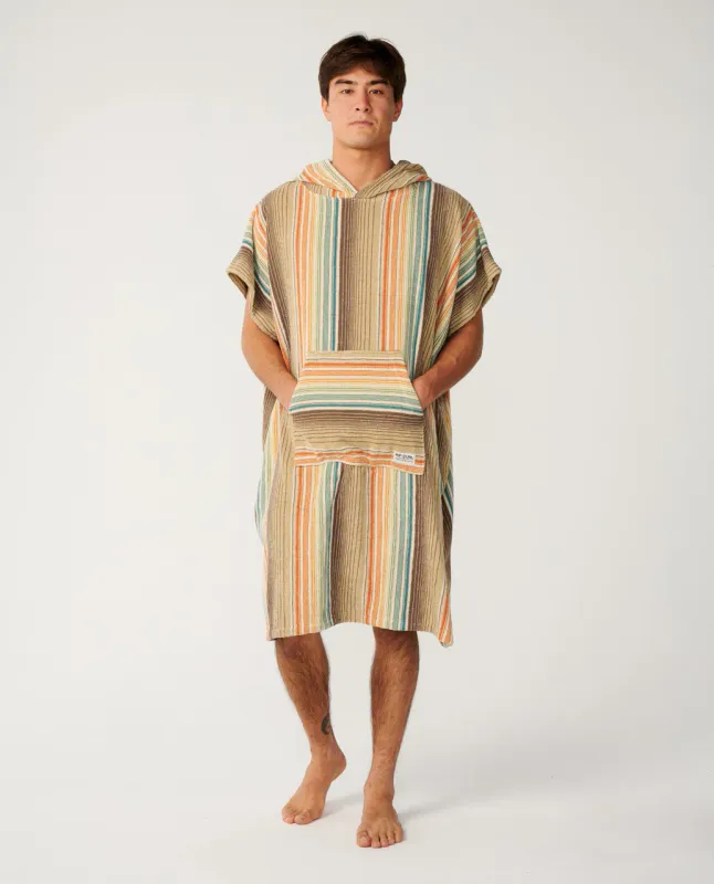Rip Curl Classic Surf Skifteponcho med hette – Khaki Sand