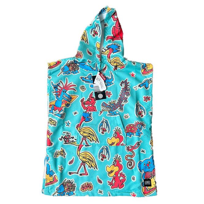 Hovedbilde O&E - Skifteponcho Barn - Irvine - Aqua