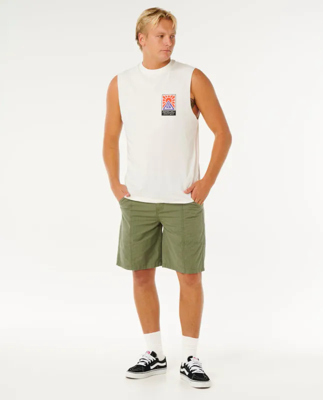Rip Curl - Search Dawn Muscle Singlet - Bone