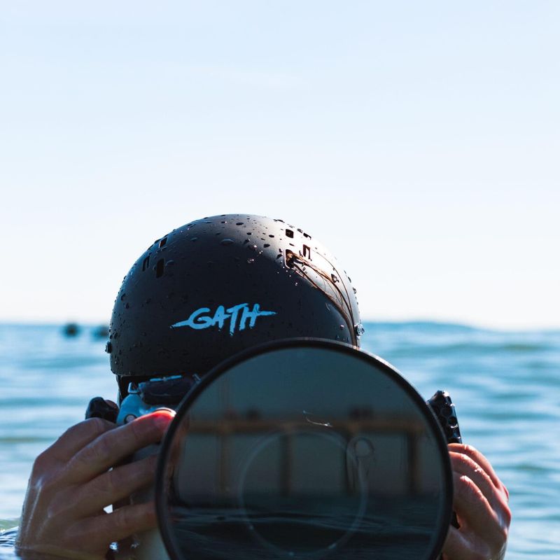 GATH Watersports Helmet Gedi Surfehjelm Black - X Large