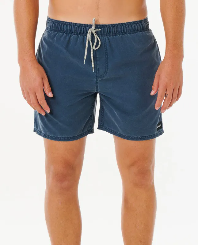 Rip Curl - Offset Washed Volley Badeshorts - Navy