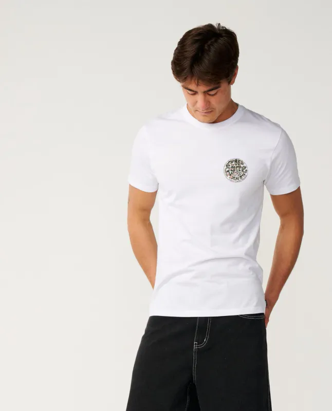 Rip Curl Wettie Passage Icon Standard Tee - T-skjorte - Hvit